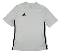 Bílé sportovní funkční tričko s logem Adidas