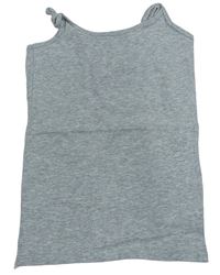 Šedý melírovaný top 