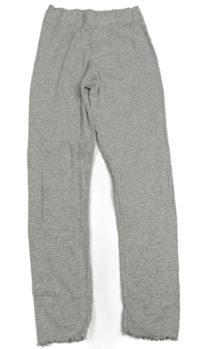 Šedé žebrované legíny Primark
