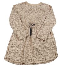 Světlerůžové vzorované teplákové šaty F&F