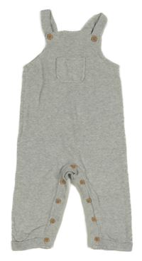 Šedé vzorované laclové pletené kalhoty Tu