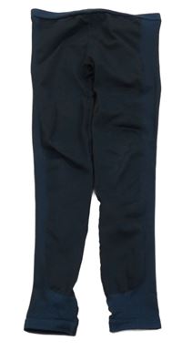 Tmavomodré thermo kalhoty H&M