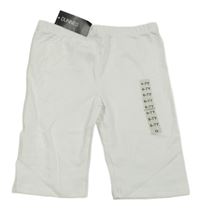 Nové - bílé elastické kraťasy dunnes