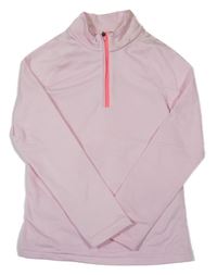Světlerůžová thermo funkční mikina Decathlon