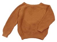 Hnědý vzorovaný svetr Primark