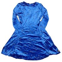 Modré sametové šaty s hvězdami - Harry Potter zn. M&S