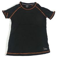 Černo-bílé sportovní tričko OSNGA