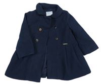 Tmavomodrý flaušový podšitý kabát Mayoral