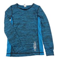 Černo-modré melírované thermo triko Topolino