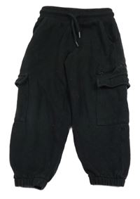 Černé cargo tepláky Next