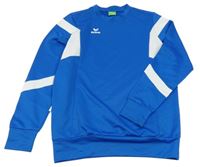 Modro-bílá thermo mikina s logem Erima 