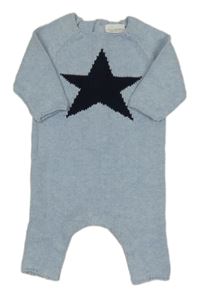 Světlemodrý pletený overal s hvězdou Next