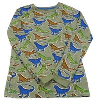 Khaki triko s ještěrkami M&S