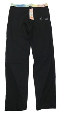 Nové - Černo-barevné legíny s logem Sonneti 