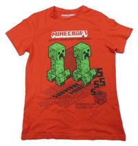 Červené tričko - Minecraft