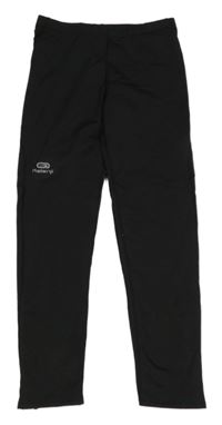 Černé funkční kalhoty Decathlon