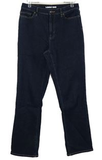 Dámské tmavomodré rifle Land´ End 