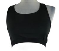 Dámský černý sportovní crop top Snocks 
