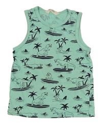 Pomněnkové tílko s dinosaury H&M