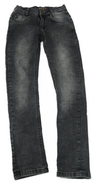 Černo-šedé slim rifle Blue effect