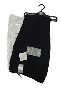 Nové - Černé šusťákové podšité kalhoty Dunnes