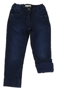 Tmavomodré slim podšité rifle Pocopiano