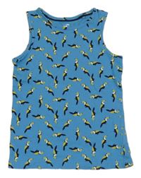 Modré tílko s tukany Lupilu