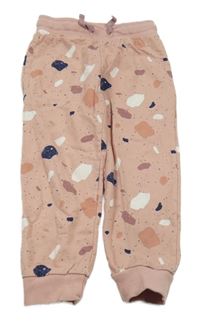 Růžové tepláky se vzory Alana