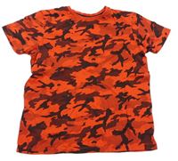 Červeno-černé army tričko George