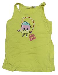 Žlutý top s nanukem H&M