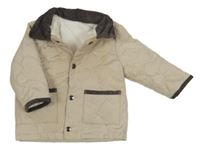 Béžová šusťáková prošívaná zateplená bunda zn. George