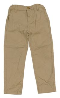 Béžové plátěné chino kalhoty Kiabi 