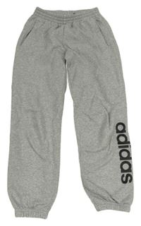 Šedé tepláky Adidas