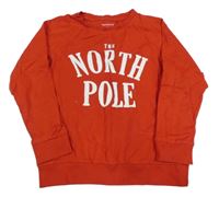 Červená mikina s nápisem Reserved