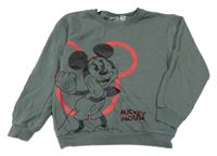 Khaki mikina s Mickeym Disney