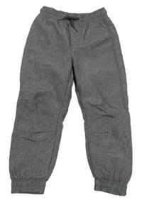 Šedé softshellové kalhoty s proužky Kiki&Koko