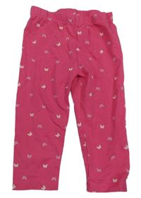 Růžové capri legíny se srdíčky Topolino