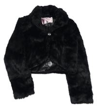 Černá kožešinová podšitá crop bunda Cherokee