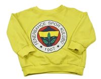 Citronová mikina s potiskem LC Waikiki