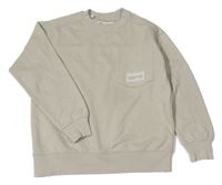 Béžová oversize mikina s kapsou Zara