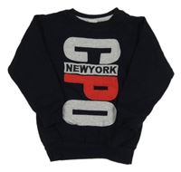 Černá mikina s nápisem 