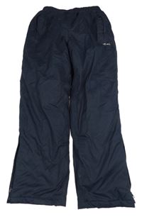 Tmavomodré šusťákové funkční zateplené kalhoty REGATTA