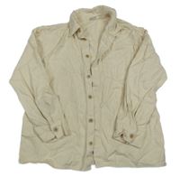 Smetanová riflová košilová bunda LC WaIKIKI