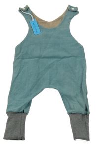 Nové - šalvějové vzorované laclové kalhoty 