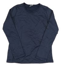 Tmavomodré thermo triko crane