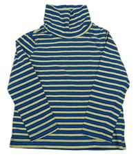 Cobaltově modro-světležlutý pruhovaný rolák lupilu