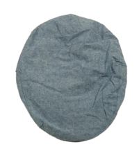 Modrá melírovaná plátěná bekovka ZARA