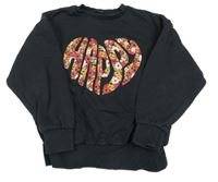 Černá mikina s nápisem George