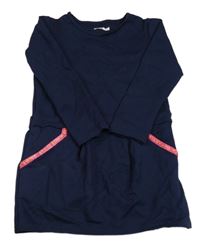 Tmavomodré šaty Billieblush