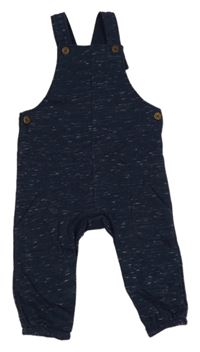 Tmavomodré melírované laclové tepláky F&F